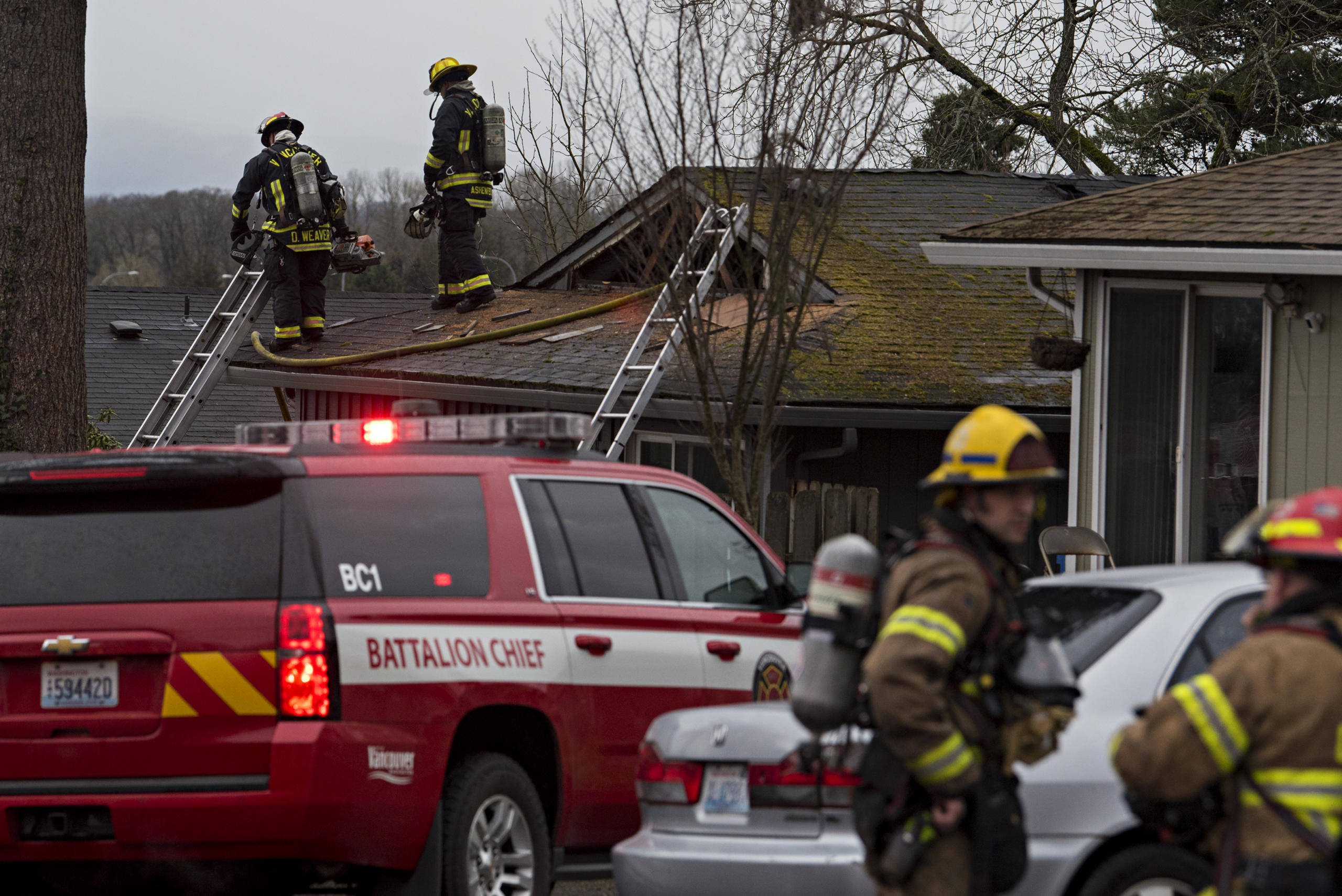 Firefighters injured during response to Vancouver duplex